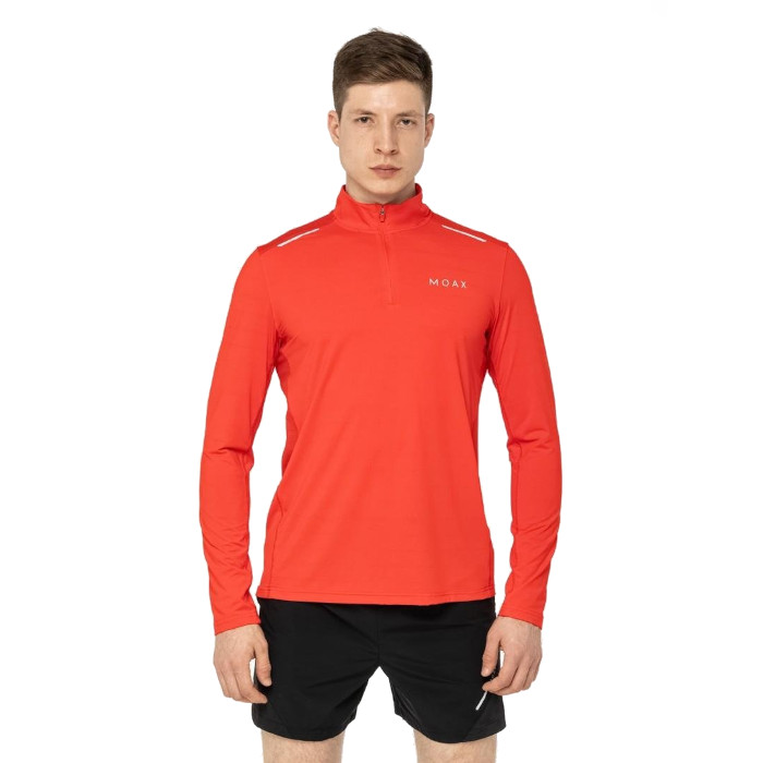Лонгслив для бега MOAX Flame (красный)