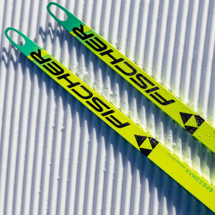 Лыжи беговые FISCHER SPEEDMAX 100HE Skate Plus 61K Medium (желтый/зеленый)