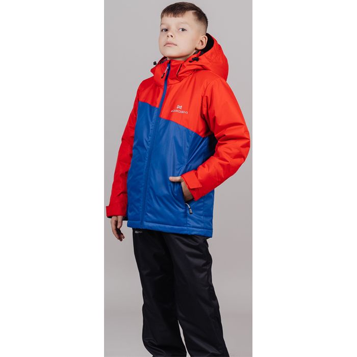 Куртка утепленная Jr. NORDSKI Active (красный/синий)