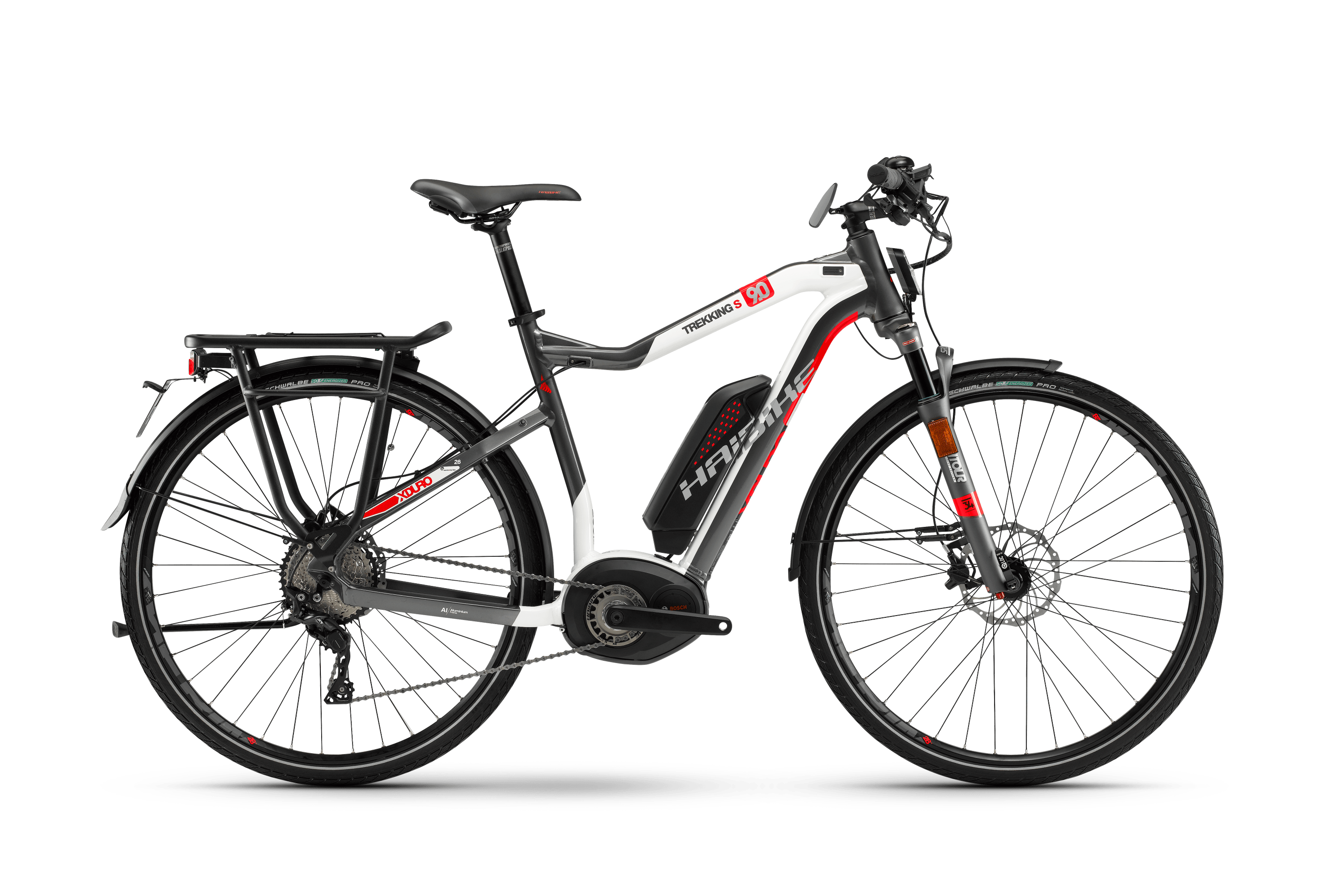 Электровелосипед HAIBIKE Xduro Trekking S 9.0 men 500 Wh. (серо/белый) (2018)