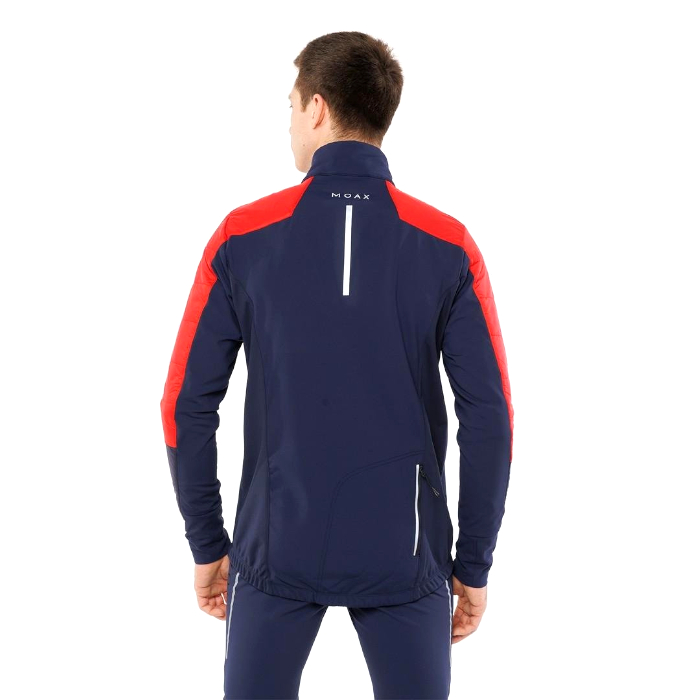 Куртка разминочная MOAX Tauri PRO Hybrid (красный/синий)