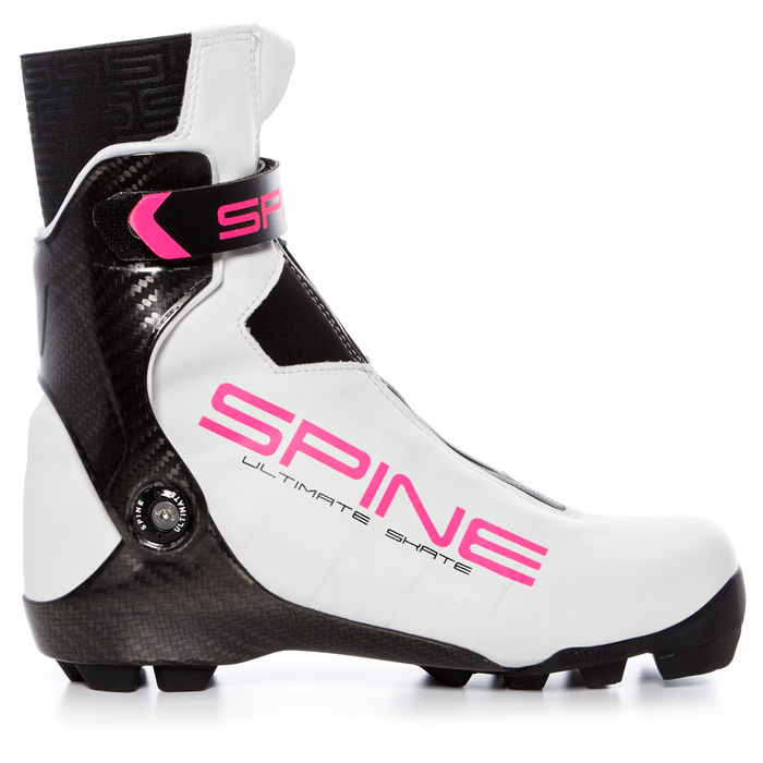 Лыжные ботинки SPINE NNN Ultimate Skate (599/2-S) (белый/розовый)