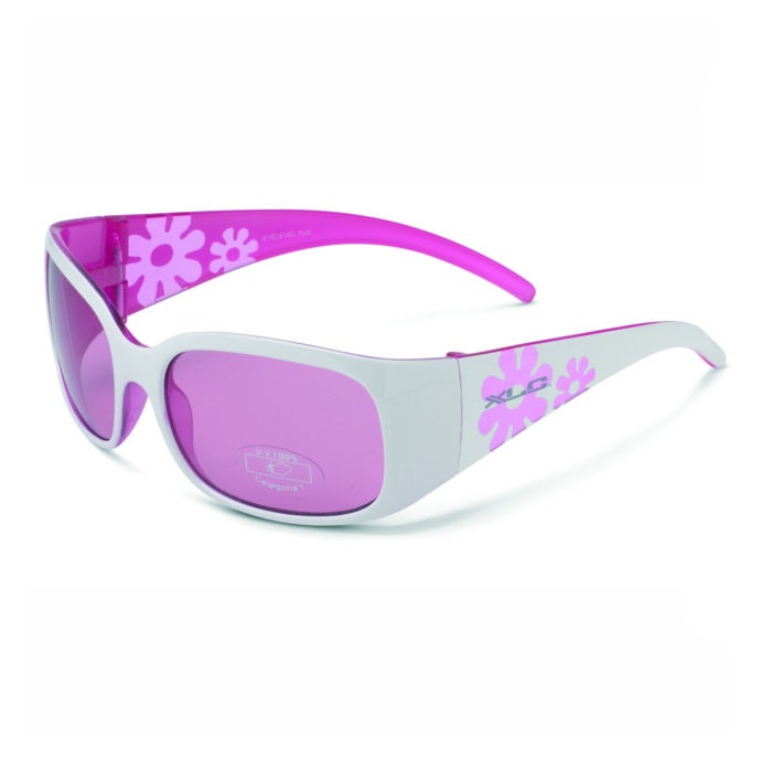 Очки спортивные XLC Kinder-Sonnenbrille 'Maui'  SG-K03 (белый/розовый)