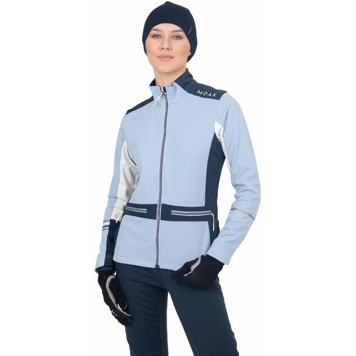 Куртка разминочная женская MOAX Tokke (голубой)