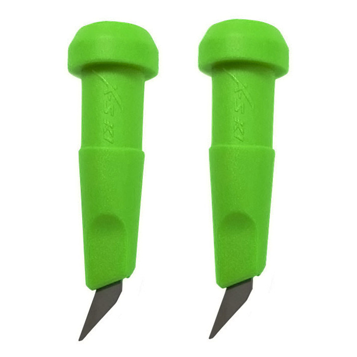 Опоры (лапки) SKI TIME (T-3) Для лыжероллерных палок (8 мм., зеленые, твердосплавный наконечник)