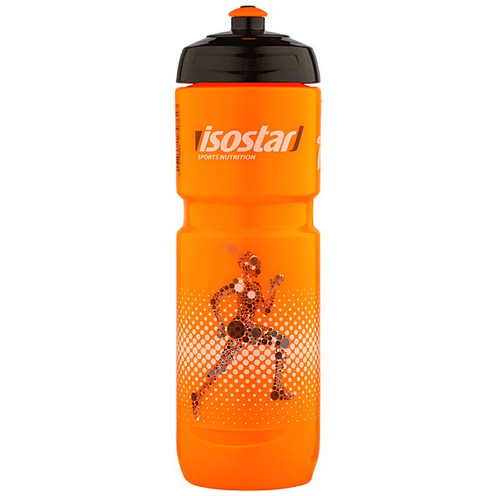 Фляга для питья ISOSTAR с клапаном (оранжевый/черный) 800 мл.