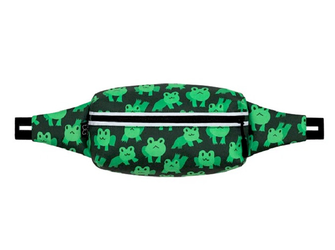 Сумка поясная ENKLEPP Marathon Waist Bag (черный/зеленый)
