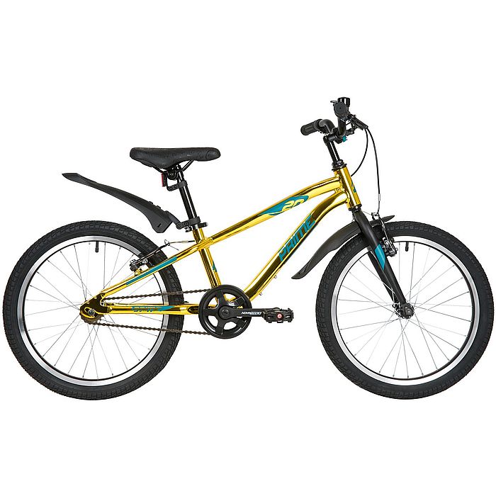 Велосипед NOVATRACK Prime 20" (желтый) (2022)