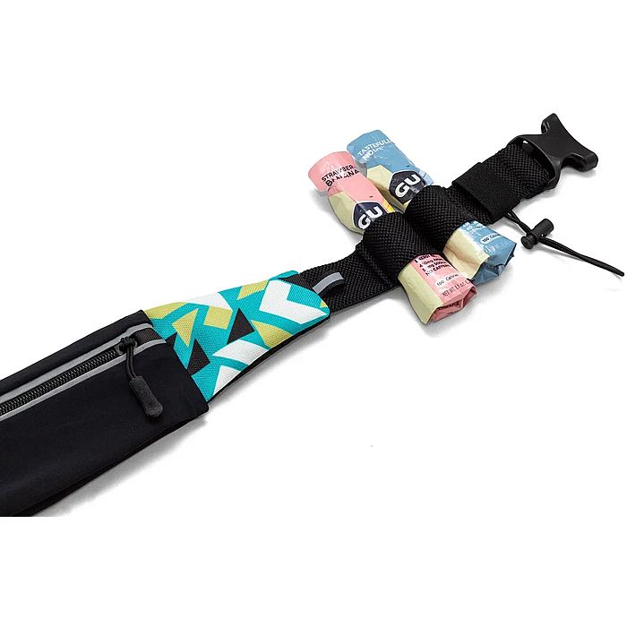 Сумка поясная ENKLEPP Run Belt 365 (бирюзовый/желтый)