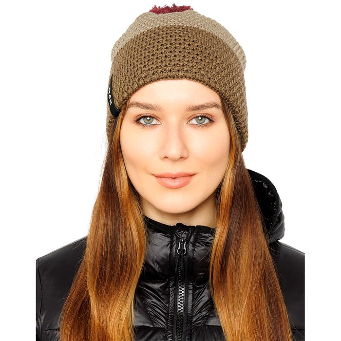 Шапка вязаная MOAX Star (коричневый)