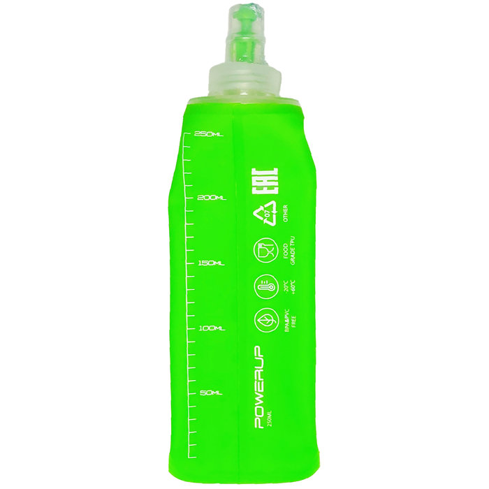 Мягкая фляга POWERUP SoftRun (зеленый) 250 мл.
