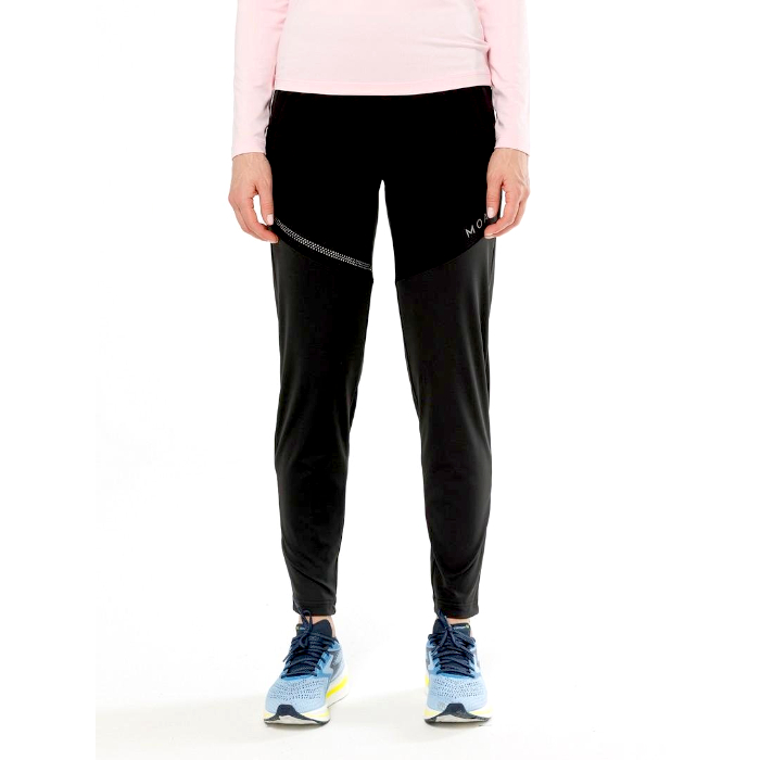 Брюки разминочные женские MOAX Adapt Run (черный)