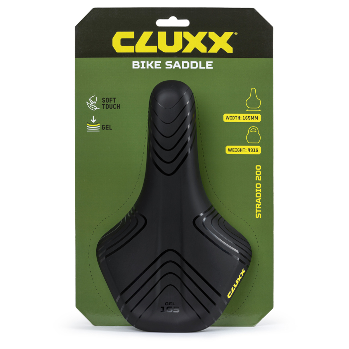 Седло CLUXX Stradio 200 (165х260 мм) (черный)