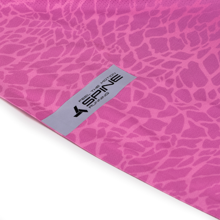 Майка для бега мужская SPINE Running (розовый/фиолетовый)