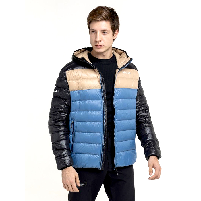 Куртка утепленная MOAX Igora light (черный/голубой)