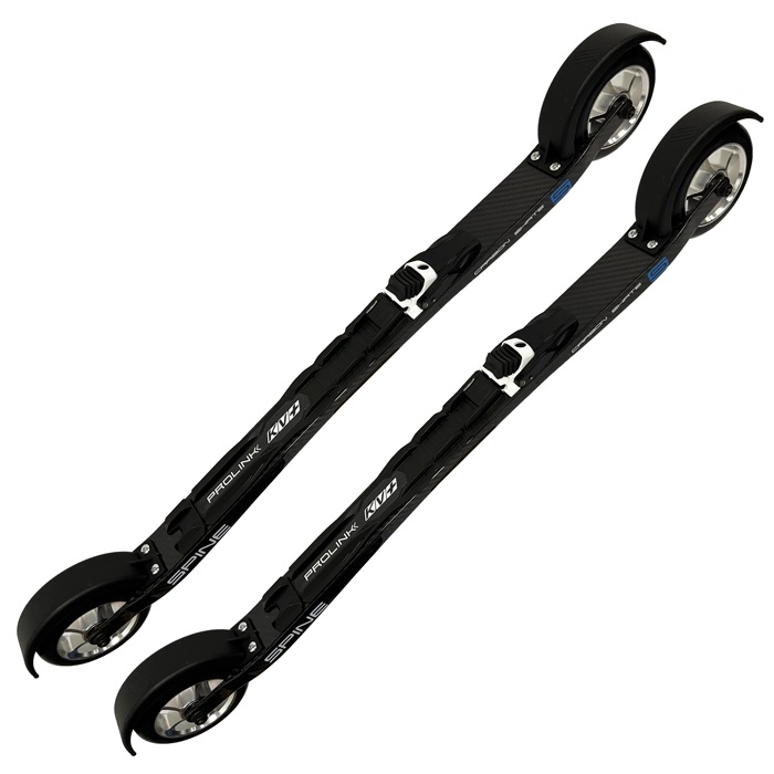 Лыжероллеры с креплениями SPINE Коньковые Carbon Skate (615/78А_9/100х24) (черный)