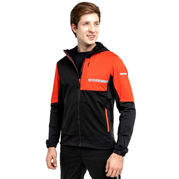 Куртка разминочная MOAX Dickson Wind (черный/оранжевый)