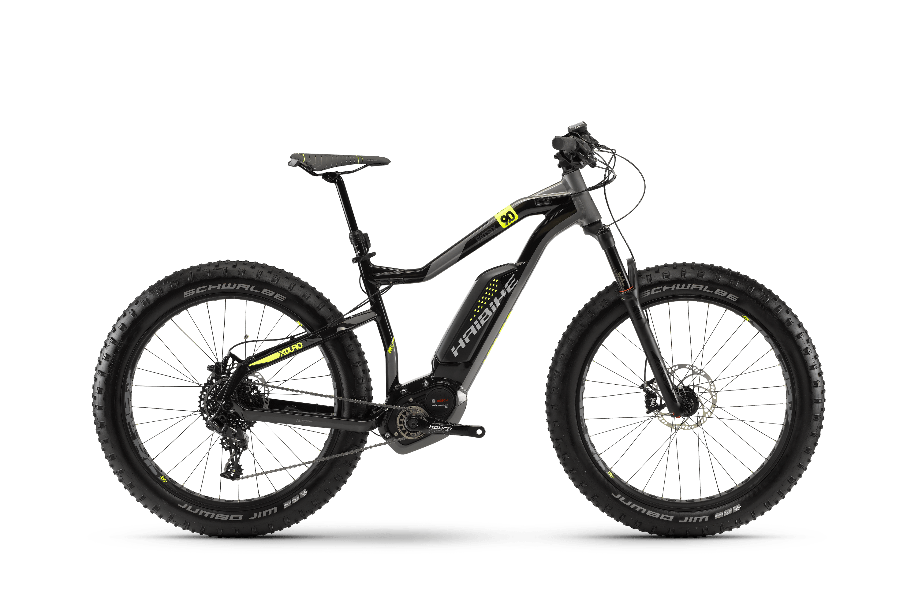 Электровелосипед HAIBIKE Xduro FatSix 9.0 500 Wh. (т.серый) (2018)