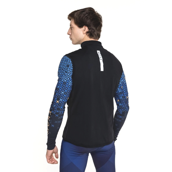 Жилет разминочный MOAX Force Wind (черный)