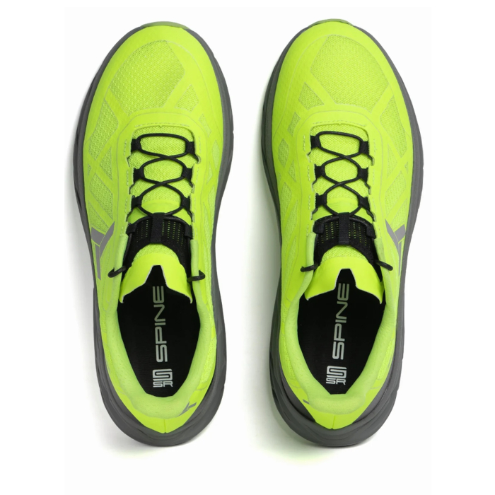Кроссовки беговые SPINE Titanium (S) (салатовый/серый)