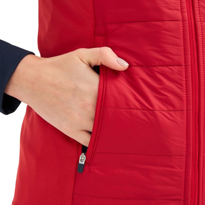 Жилет утепленный женский BIVIUM Комфорт (красный)