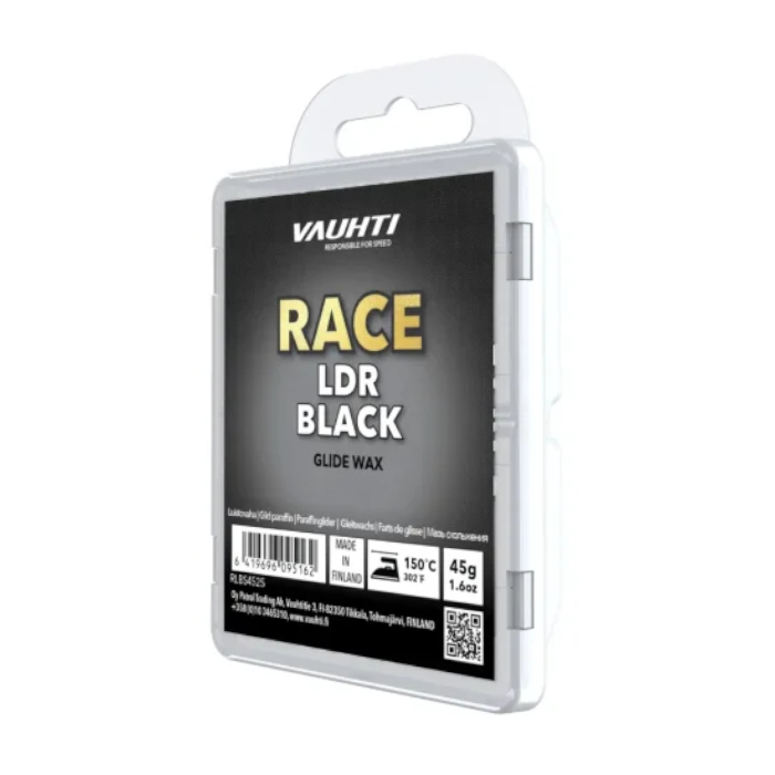 Мазь скольжения, твердая VAUHTI RACE LDR Black (универсальн.) 45 г.