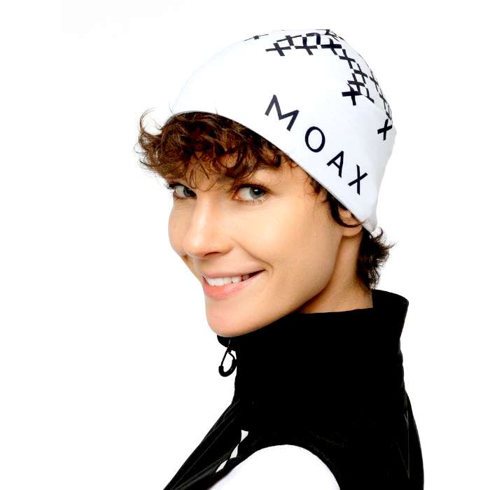 Шапка гоночная MOAX Race (белый/черный)
