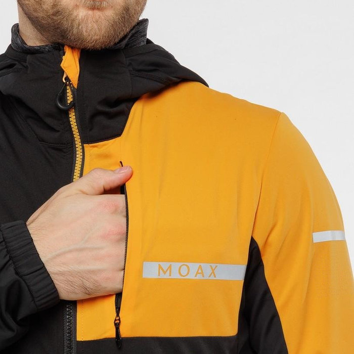 Куртка разминочная MOAX Dickson Wind (черный/желтый)