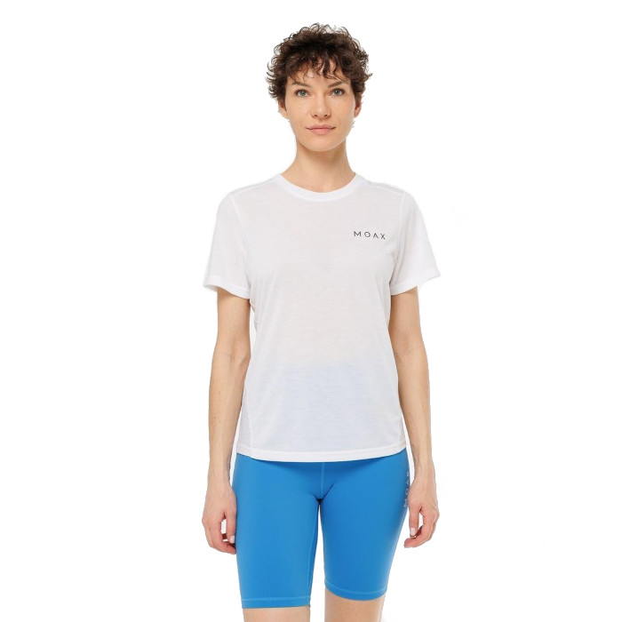Футболка для бега женская MOAX Motion Mesh (белый)