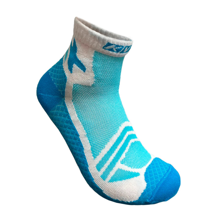 Носки для бега KV+ Summer Step (белый/синий)