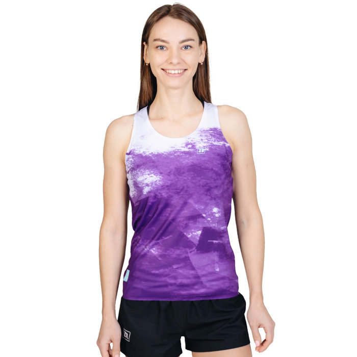 Майка для бега женская NONAME Comp (фиолетовый)