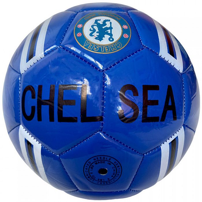 Мяч футбольный MEIK Chelsea (№5, PVC 1,7 мм, 305 гр., маш. сш.) (синий)