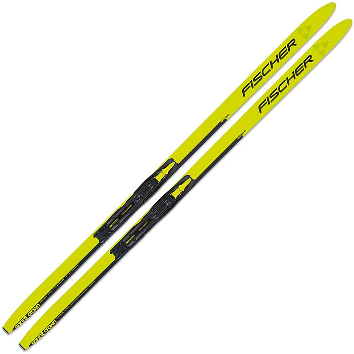 Лыжи беговые FISCHER Sprint Crown (желтый/черный)