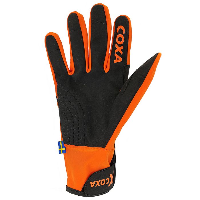 Перчатки лыжные COXA Thermo Gloves (черный/оранжевый)