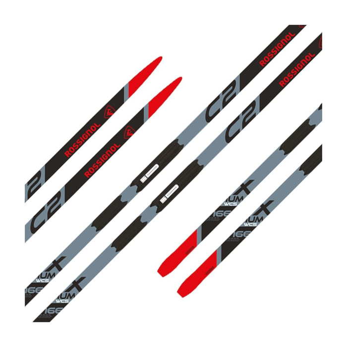 Лыжи беговые ROSSIGNOL X-IUM Classic WCS Jr (красный/черный)