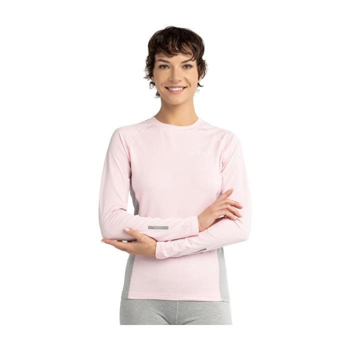 Термобелье женское (верх) MOAX Comfort Warm LS (розовый)