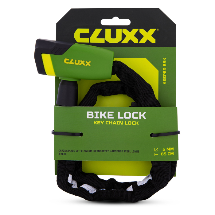 Велозамок CLUXX Gardia 85K (зеленый/черный)