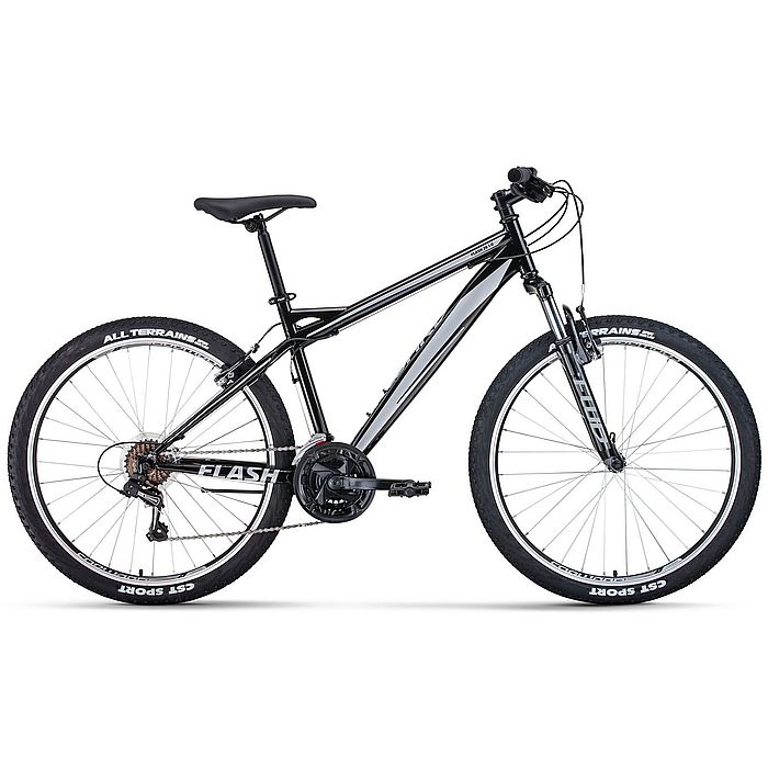 Велосипед FORWARD Flash 26 1.2 (черный/серый) (20-21)