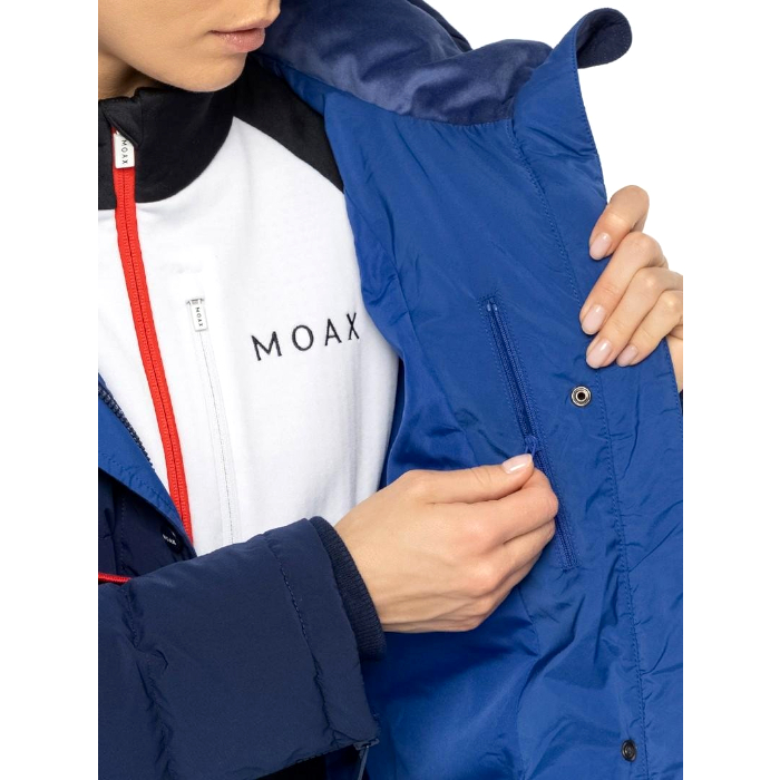 Пальто пуховое женское MOAX Dachstein Team (синий)