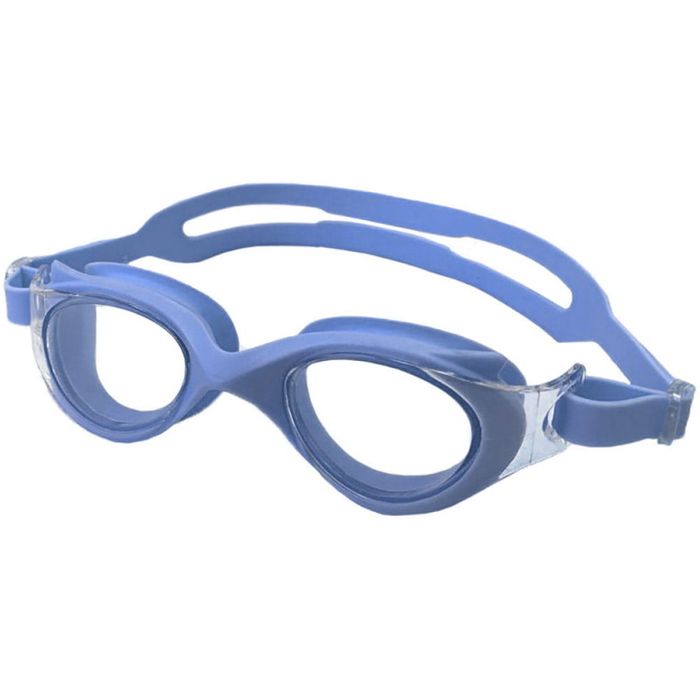 Очки для плавания SPORTEX детские, с берушами, мягкая переносица (синий)