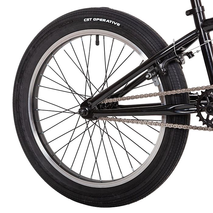 Велосипед STINGER Gansta BMX 20&quot; (черный/бирюзовый) (2021)