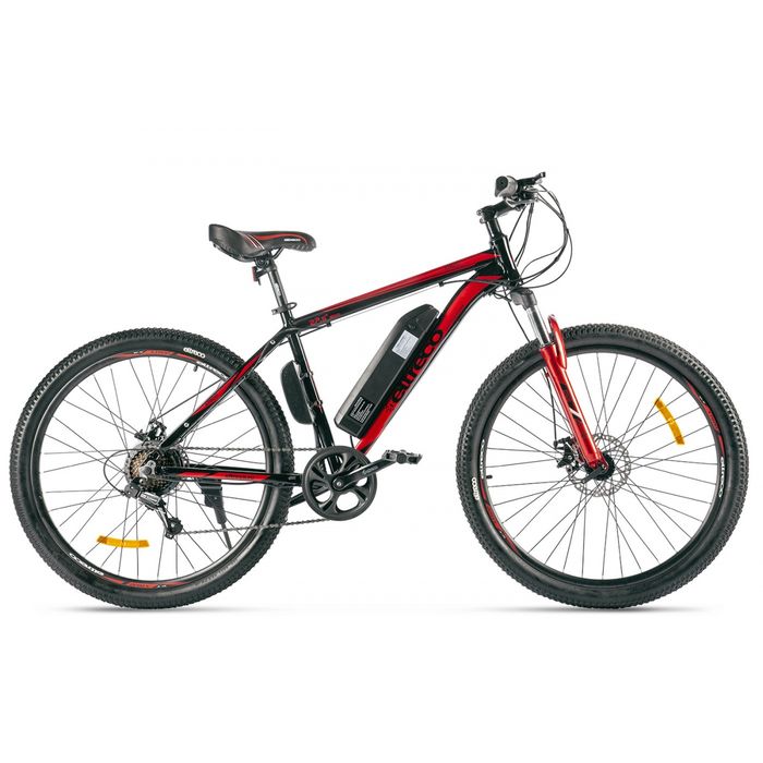 Электровелосипед ELTRECO XT 600 Limited Edition 350 Wh (черный/красный) (2020)
