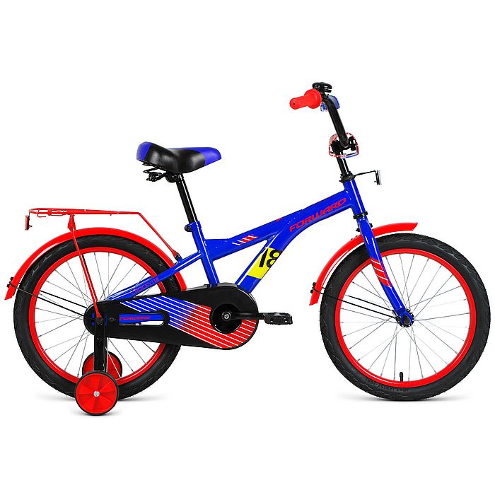 Велосипед FORWARD Crocky 18 (синий/красный) (20-21)