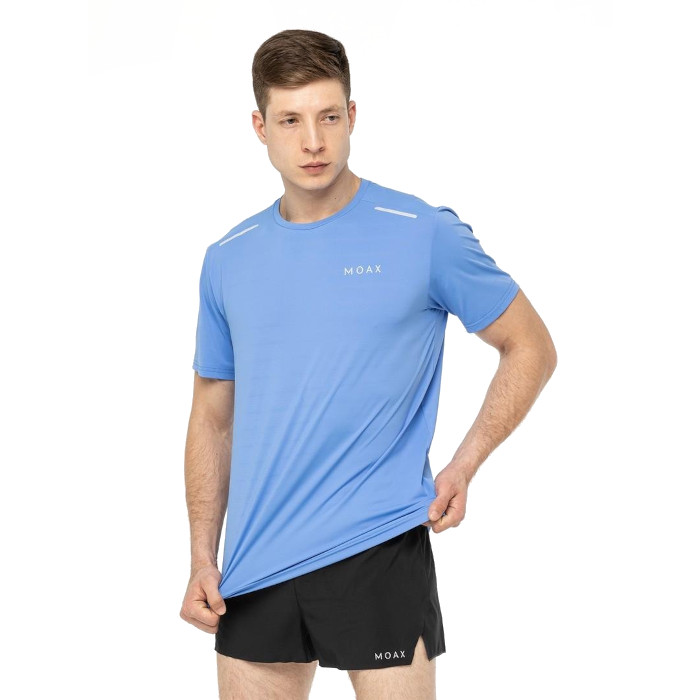 Футболка для бега MOAX Active Cool (голубой)