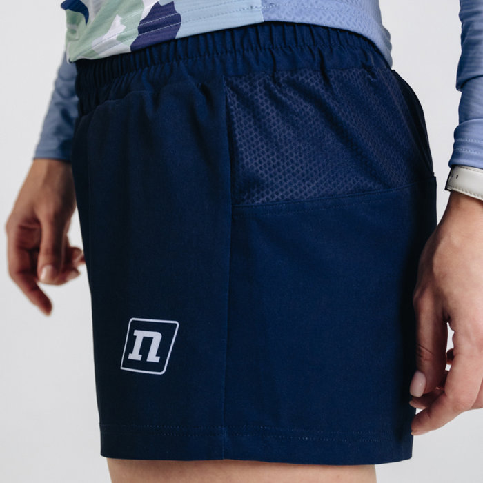 Шорты для бега женские NONAME Heat Trail (темно-синий)