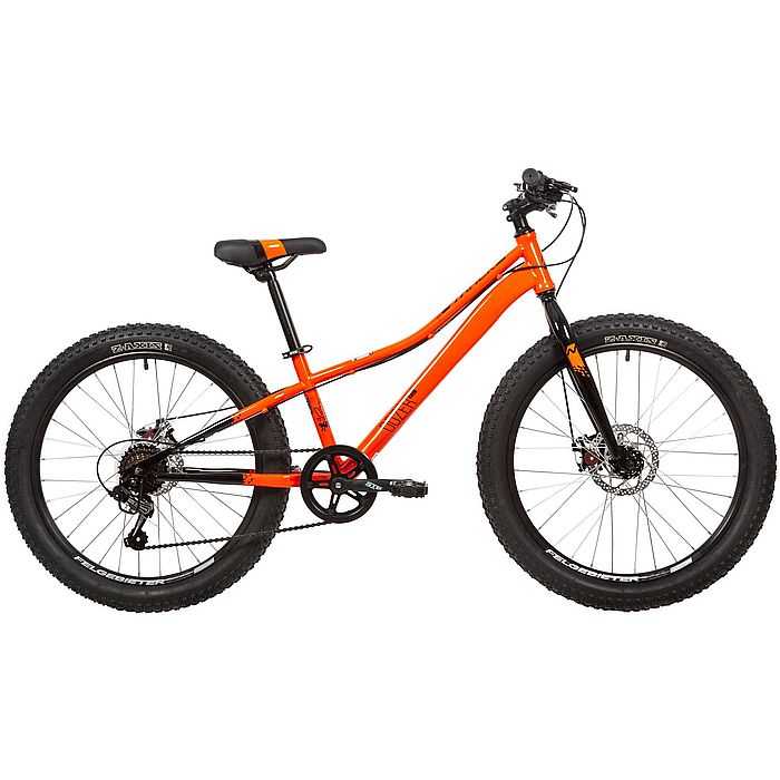 Велосипед NOVATRACK Dozer STD 24" Steel, M-Disk Brake, 6-Speed (оранжевый) (2022)