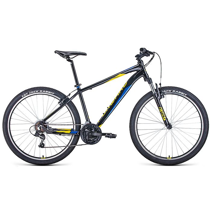 Велосипед FORWARD Apache 27,5 1.0 (черный/желтый) (2022)