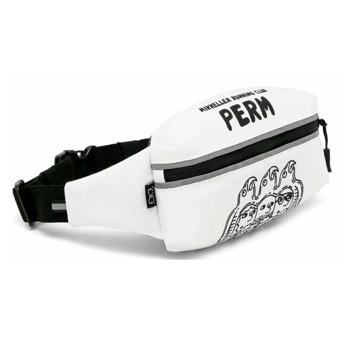 Сумка поясная ENKLEPP Mikkeller Running Club PERM Marathon Waist Bag (белый)