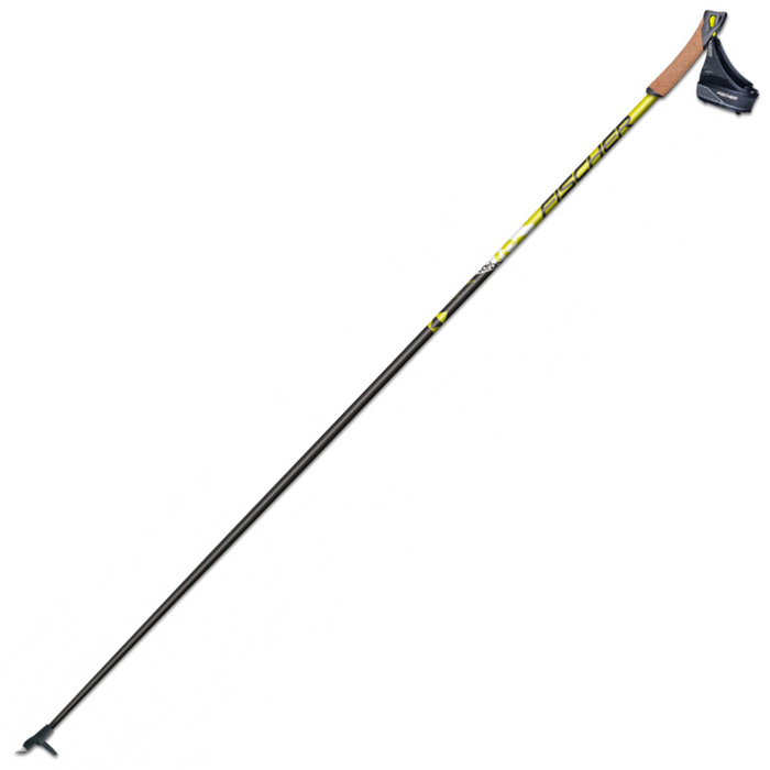 Лыжные палки FISCHER (Z41319) RC5 - QC (Карбон 20%+Стекло 80%) (черный/желтый)