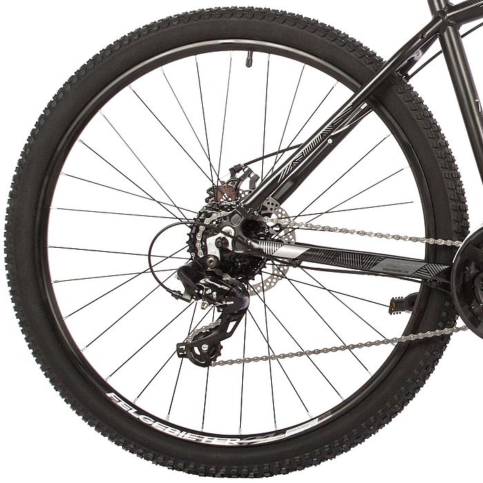 Велосипед STINGER Graphite STD 27.5&quot;, Al, M-Disk Brake, 24-Speed (черный) (2022)
